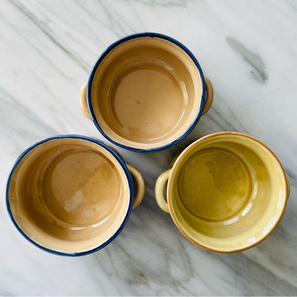 NCE Double Handled Crocks•Set of (3)•Soups~Appetizers~Casseroles•VINTAGE 1986 - Picture 9 of 13